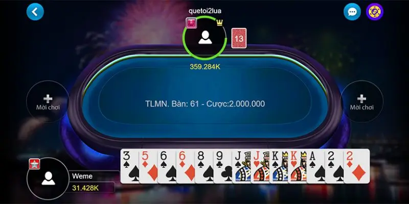 tien len 3 Quy luật trong tiến lên